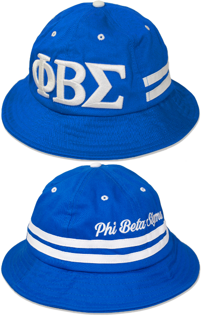 Phi Beta Sigma Blue Bucket Hat - 1718